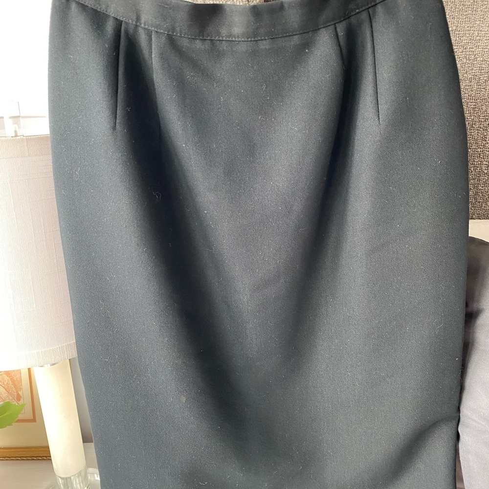 Preston & York Black Knee-Length Pencil Skirt